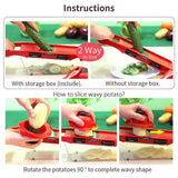 Hand-crank Vegetable Cutter