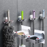 Grip & Hang mop holder