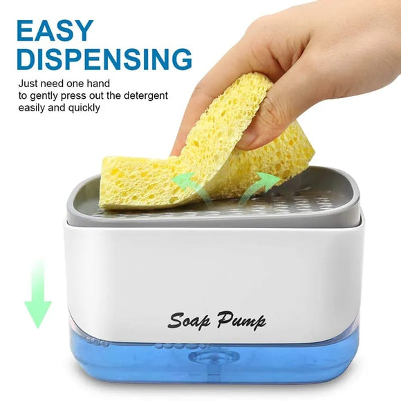 Pump and Clean sponge caddy
