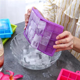 24 cubic Ice  tray with lid