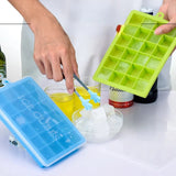 24 cubic Ice  tray with lid