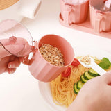 Multi Grid Kitchen Seasoning Set With Spoons