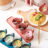Multi Grid Kitchen Seasoning Set With Spoons
