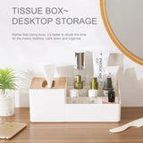 Wood-Topped Multi-Sectional Tissue Holder
