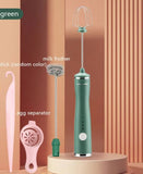 Electric Milk Frother Egg Beater Rechargeable