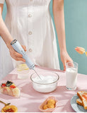 Electric Milk Frother Egg Beater Rechargeable