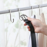 S-shaped Cabinet Double Hook Organizer