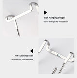 S-shaped Cabinet Double Hook Organizer