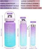 3pcs sports water bottle