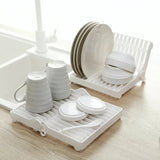 Innovative Foldable Dish Plates Drying Rack
