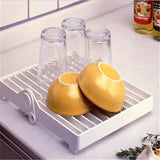 Innovative Foldable Dish Plates Drying Rack
