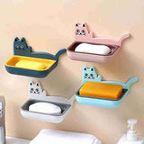 Cat soap dish